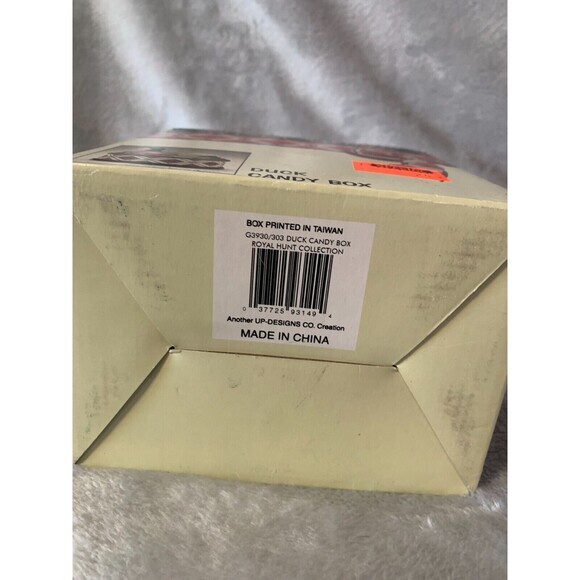 Noritake ROYAL HUNT Ceramic Mallard DUCK Candy BOX 2002 Excellent Vintage - Picture 15 of 16